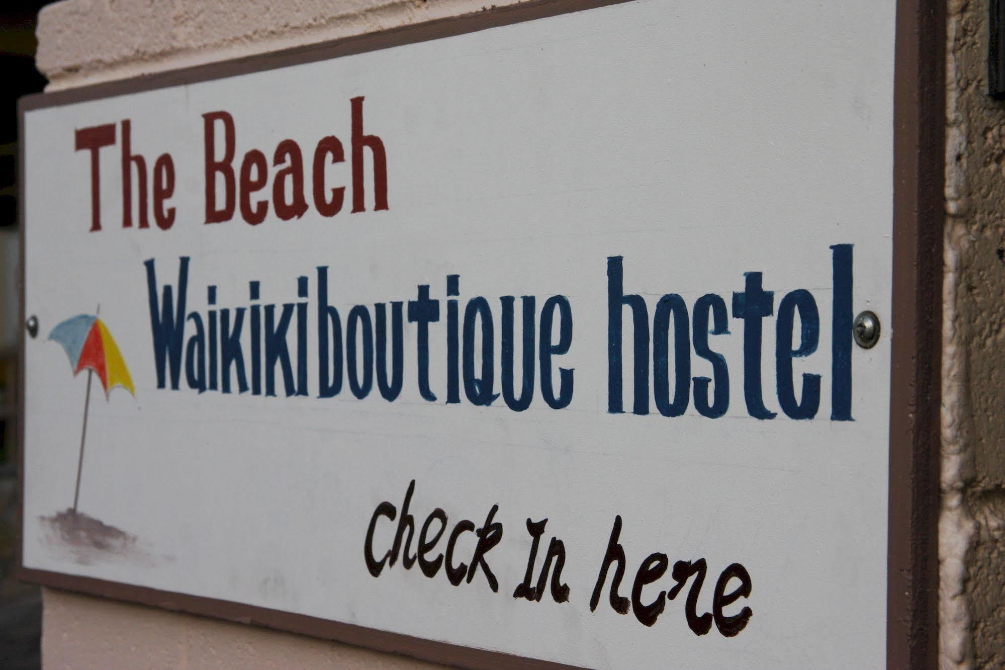 The Beach Waikiki Boutique Hostel Honolulu Eksteriør bilde